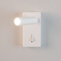 Поворотный спот с выключателем Citilux Декарт LED белый CL704350