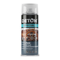Лак яхтный универсальный Deton SPECIAL шелковисто-матовый, аэрозоль 520 мл DTN-A07305
