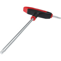 Ключ двусторонний JTC TORX с отверстием и Т-образной рукояткой T30H, 784830 189756