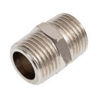 Переходник M1/2"-M1/2" наружная резьба Pegas pneumatic 4120