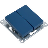 2-клавишный выключатель Systeme Electric Atlasdesign аквамарин сх.1, 10ах ATN001151