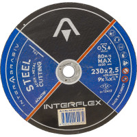 Отрезной круг Steel A046TBF 230x2.5x22 мм, Т41, металл Interflex 4078232510