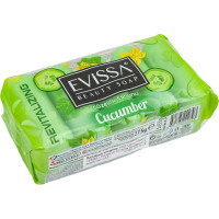 Туалетное мыло EVISSА ecopack 5x55 гр., огурец М2793