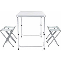 Набор мебели для пикника мраморный белый Green glade M790-1