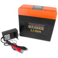 Аккумулятор MESSER Li-Ion для рыбалки 12В 18Ач BMS40A (ЗУ 2А в комплекте) L1218-218X12-40-K4P-VT