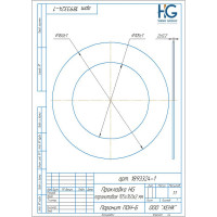 Прокладка HG паронитовая 105x160x2 мм, 2 шт 1893324