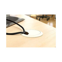 Заглушка Кабель-канала Mebax D 60мм белый 00-00002662