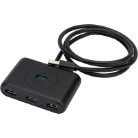 USB концентратор Ugreen хаб 4 х USB 3.0, 1 м, цвет черный 20291
