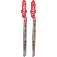 Пилки для электролобзика Expert T101AO, фигурный рез по дереву, SK5, 2 шт EKF pl-t101ao-2