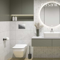 Комплект Cersanit crea square co dpl eo slim инсталляция link pro кнопка twins пластик хром глянцевый 64443