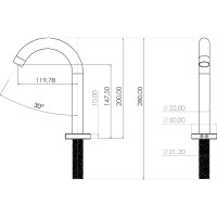 Автоматический смеситель Kopfgescheit KR5148LV-DС