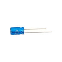 Конденсатор электролитический JB Capacitors 220мкФ, 16В, 105C, 6.3x11 / P:2.5 мм JRB1C221M02500630110000B-39