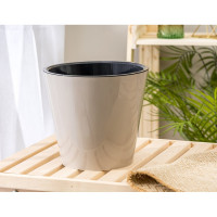 Горшок для цветов Idiland Rosemary D 230 мм, 5 л, с дренажной вставкой, бежевый 221605927/01