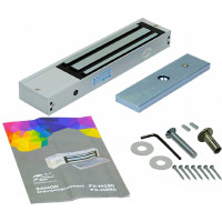 Электромагнитный замок FOX усиление на отрыв 280кг. индикатор состояния двери, контроль состояния двери, выход но и нз, напряжение 460ma 12vdc, 230ma 24vdc, 250x50x28 FX-M280