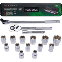 Набор инструментов Rockforce 1/2"DR 6-гранный 17 предметов RF-4172-5(51114)