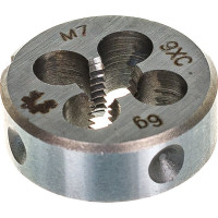 Метрическая плашка WOLFSTAR М7,0х1,0 9ХС Гост 9740 dr07100