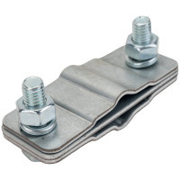 Соединительный зажим EZETEK полоса/пруток — полоса/пруток параллельный, оцинковка 90557