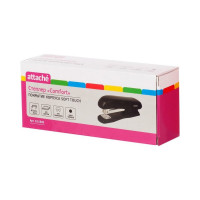 Степлер Attache Comfort до 20 листов, soft touch покрытие, черный, №24/6, 26/6 611845