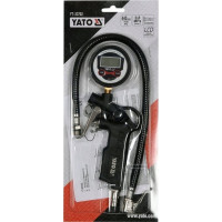 Пистолет для накачивания колес YATO цифровой манометр 0-15 Bar 0,2-0,4MPa 440mm YT-23702 371523702 092 1