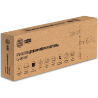Кронштейн для монитора/ноутбука CACTUS CS-VM-LH07-BK черный, 13"-27" макс. 8 кг, настольный, поворот и наклон 1380918