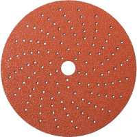 Диск шлифовальный на бумажной основе 518 Orange Ceramic Multi holes Р60 (50 шт; 150 мм) SANDWOX 518.150.060.LC