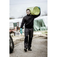 Толстовка Nitras MOTION TEX LIGHT черный, 300 г/кв.м, 70 хлопок/30 полиэстер 7020-XL-black