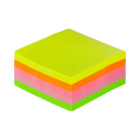 Стикеры Attache Simple 51x51 мм неоновые 5 цветов 1 блок, 250 листов 1635531