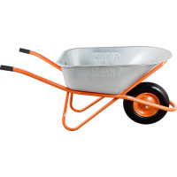 Строительная одноколесная тачка Gigant 110л, 200 кг, пневматические колеса GX-01