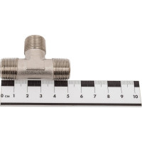 Тройник BTI с внешней резьбой 3/8" 15615