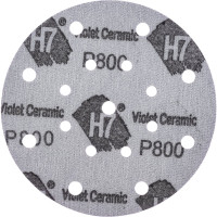 Круг абразивный Violet 150 мм, 100 шт, 17 отв, P 800, керамическое зерно Н7 H7 385001