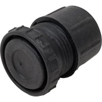 Регулируемый пластиковый подпятник для трубы Tech-Krep/Zitar D50 мм, черный 1 шт. пакет 148546