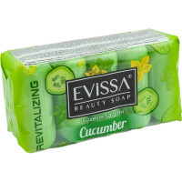 Туалетное мыло EVISSА ecopack 5x55 гр., огурец М2793