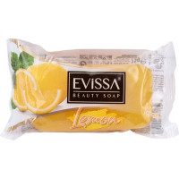  Глицериновое мыло EVISSА прозрачное, флоупак, 75 гр., Лимон М4476