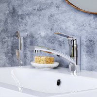 Смеситель с поворотным изливом и гигиеническим душем, Damixa Jupiter, хром 770230001