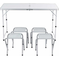 Набор мебели для пикника мраморный белый Green glade M790-1