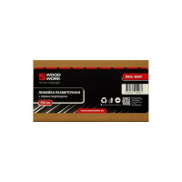 Разметочная линейка WOODWORK 500 мм, с транспортиром RUL-50P