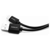 Кабель usb-type c Ergolux Elx-cdc02p-c02 промо 2а, 1м, черный, зарядка+передача данных, пакет 15089