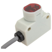 Оптический датчик диффузный Lanbao PSR-YC10DPBR, Sn=100 мм, PNP NO/NC (Програм)10...30DC, кабель 2м, 07-00039884