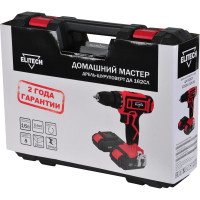 Аккумуляторная дрель Elitech ДА 162СЛ ДМ 202414