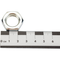 Гайка Море-Метизов DIN 439, класс прочности 6, цинк, М16, 25 шт. GAYKA439CM1625M