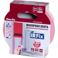 Малярная лента для деликатных поверхностей IRFIX EXTRA 25 мм, 25 м, розовая Mr.SiL 30083