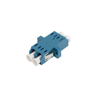 Оптический проходной адаптер DATAREX LC-LC OS2 дуплекс duplex синий DR-541102