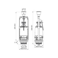 Выпускной одноуровневый клапан IDDIS F012400-0008