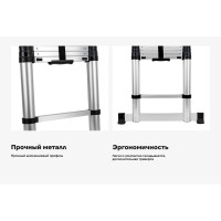 Лестница телескопическая 2.9м Gigant LT-01 1x10
