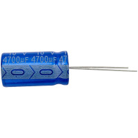 Электролитический конденсатор JB Capacitors 4700мкФ, 10В, 105C, 13x25мм JRB1A472M05001300260000B-52