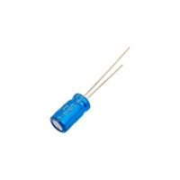 Конденсатор электролитический JB Capacitors 220мкФ, 16В, 105C, 6.3x11 / P:2.5 мм JRB1C221M02500630110000B-39