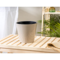 Горшок для цветов Idiland Rosemary D 200 мм, 4 л, с дренажной вставкой, бежевый 221600127/01