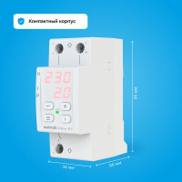 Реле напряжения Welrok c контролем тока vi-50 red 4660251140267