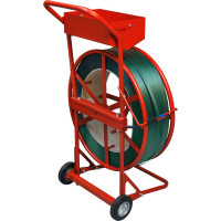 Диспенсер размотчик АЛГА ПАК ап для пэт лент, красный антик АП ПЭТ (Красный)