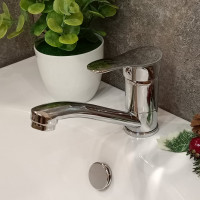 Смеситель для раковины (мойки) INGROSSO усак16 см, картридж 35 мм, гайка 455-214-2 УТ-00041753